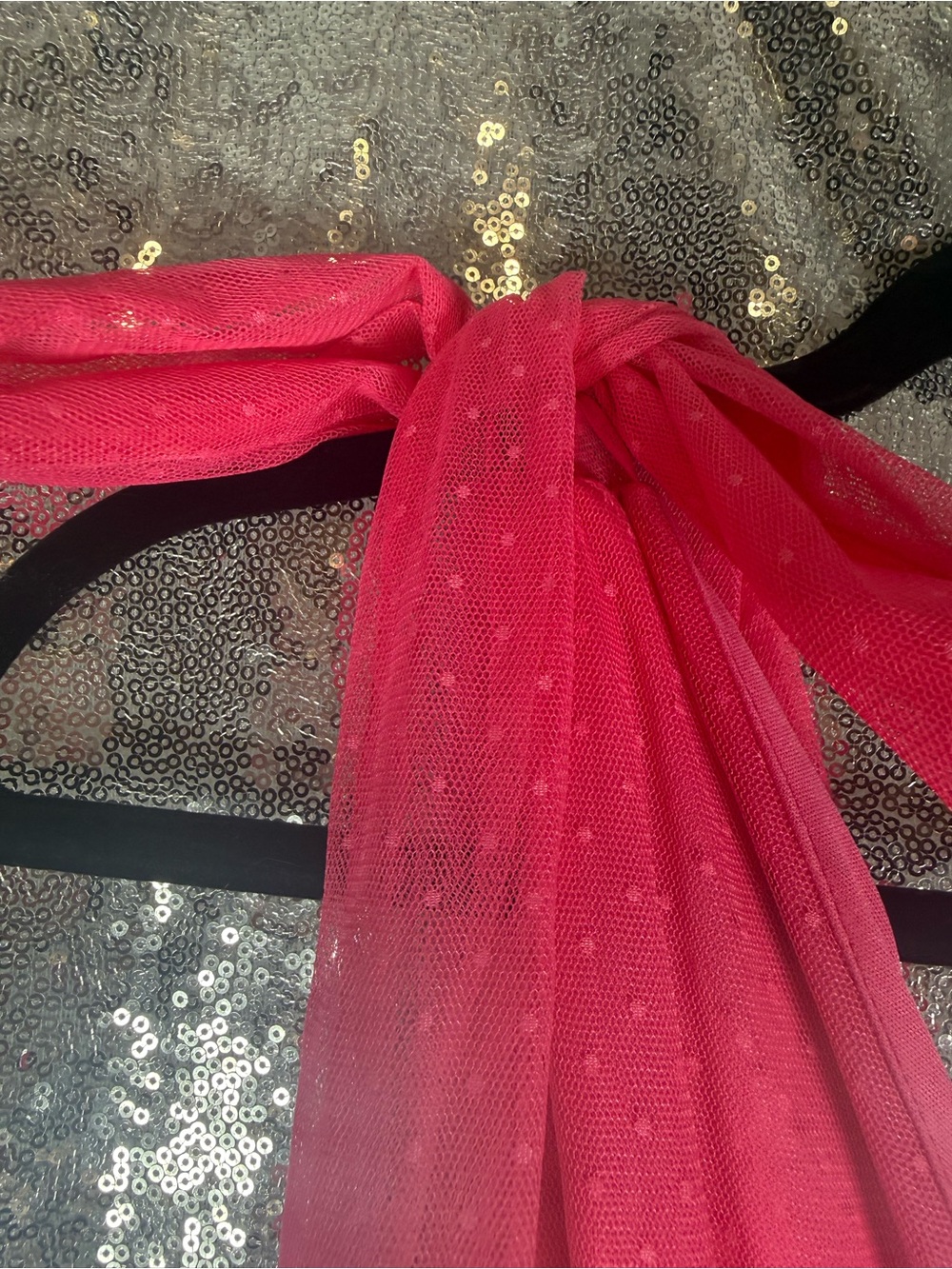 Baltic Born Hot Pink Tiered Tulle Dress - Picture 9 of 10